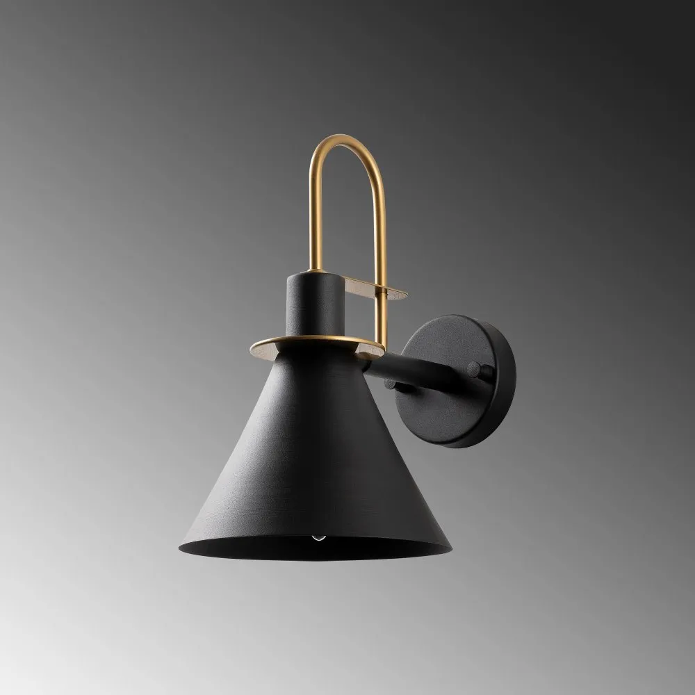 Vall Lamp zidna crna lampa Arco 15040