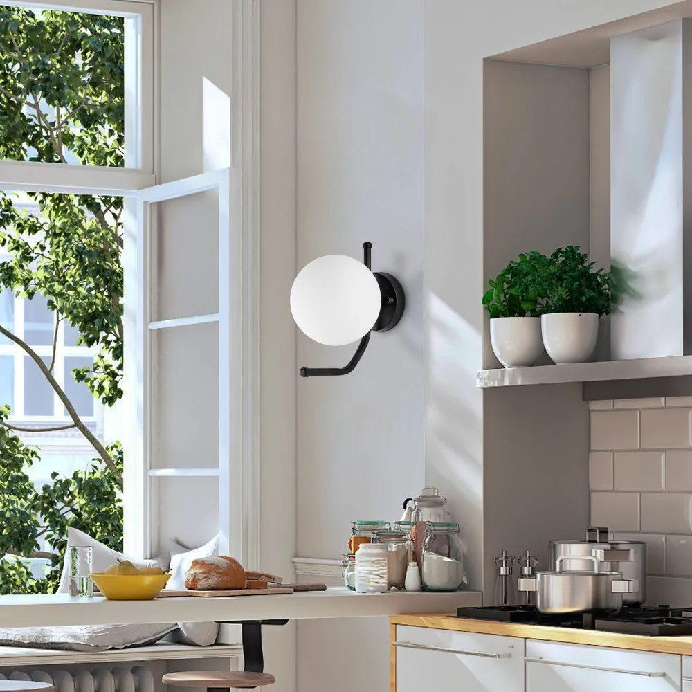 Vall Lamp zidna crna lampa Faruk 13727