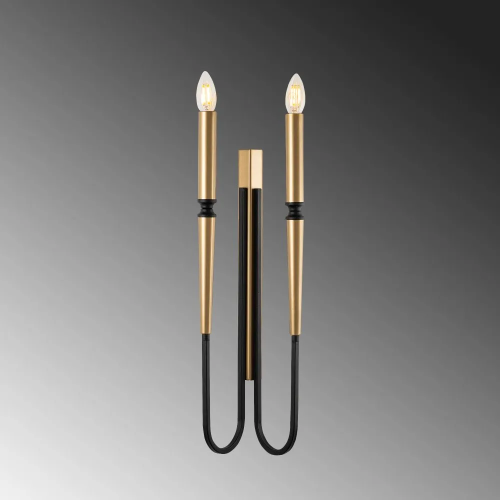 Vall Lamp zidna crna lampa Lumı 15151