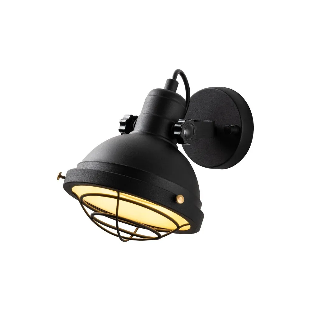 Vall Lamp zidna crna lampa Spoly 13803