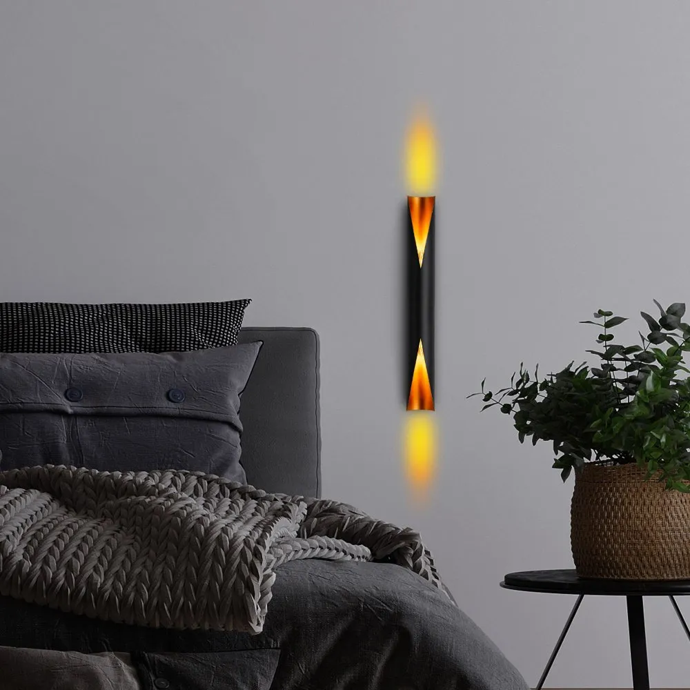 Vall Lamp zidna crna lampa Vega 15366