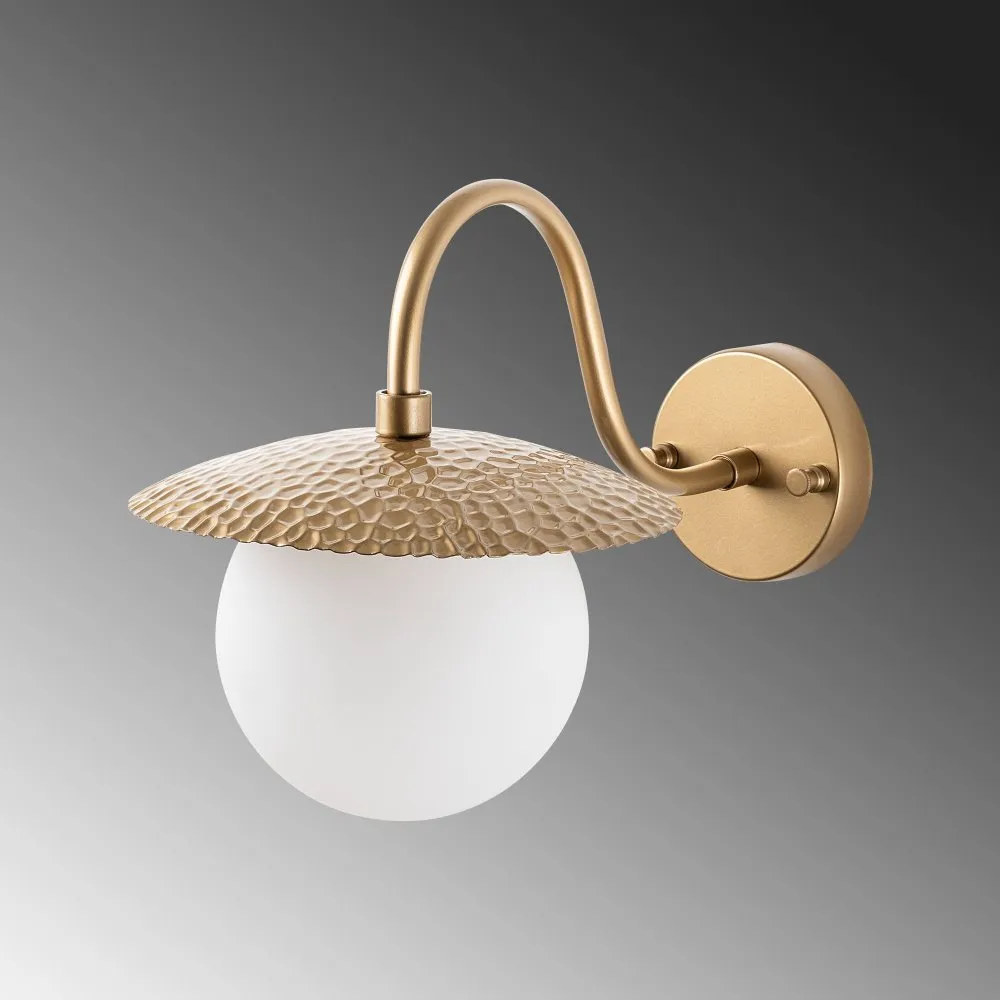 Vall Lamp zidna zlatna lampa Anemon 15001