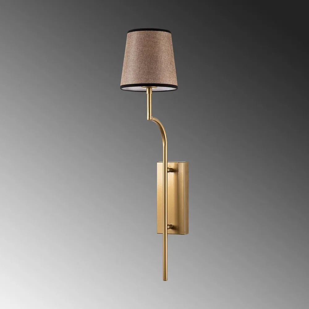 Vall Lamp zidna zlatno - braon lampa Lumora 15334