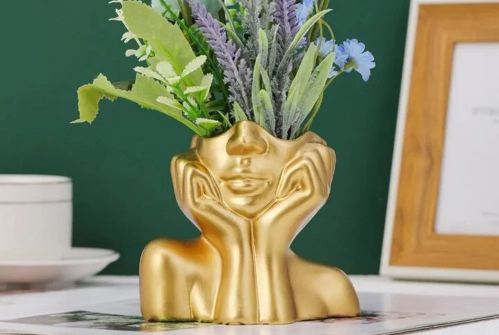 Vaza Iskandinav Layd Gold