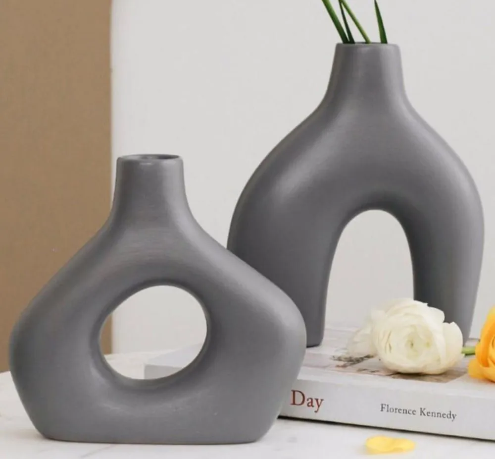 Vaza set Iskandinav Grey