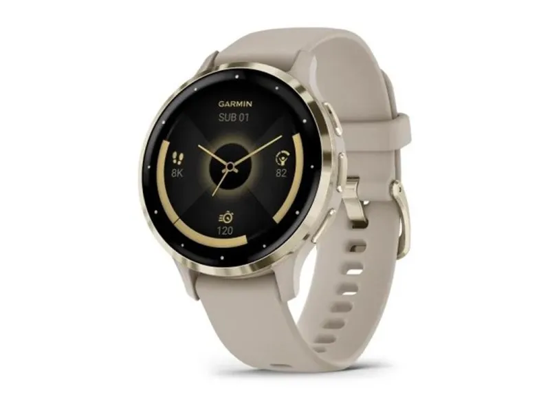 Venu 3S French Gray Soft Gold (010-02785-02)