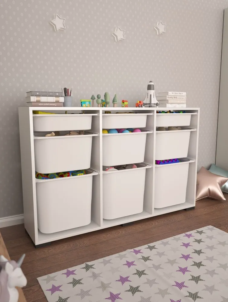 Višenamenska komoda Bofi White