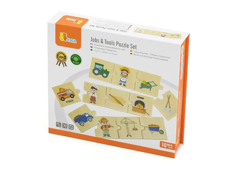 Viga puzzle - ljudi i njihova zanimanja