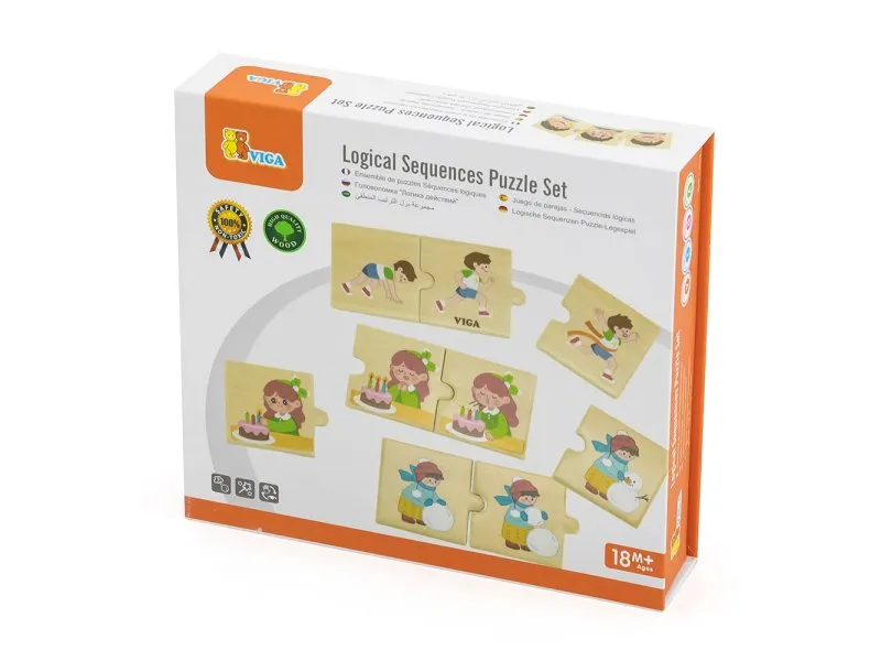 Viga puzzle - logički niz - dnevne aktivnosti