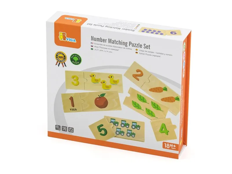 Viga puzzle - učimo brojanje