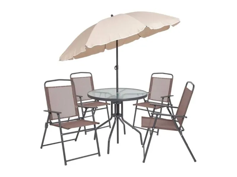 Vrtna garnitura, 6-delna sa suncobranom 32-787000