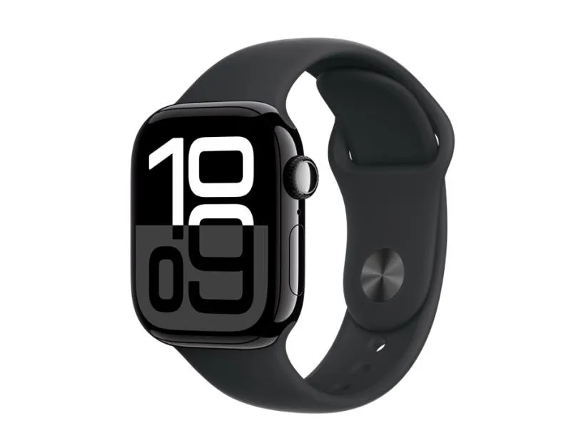 Watch S10 GPS 42mm Jet Black Alu Case with Black Sport Band - S/M (mwwe3qv/a)