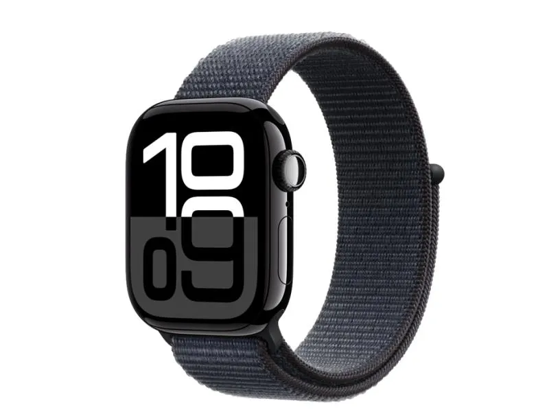 Watch S10 GPS 42mm Jet Black Alu Case with Ink Sport Loop (mwwg3qv/a)