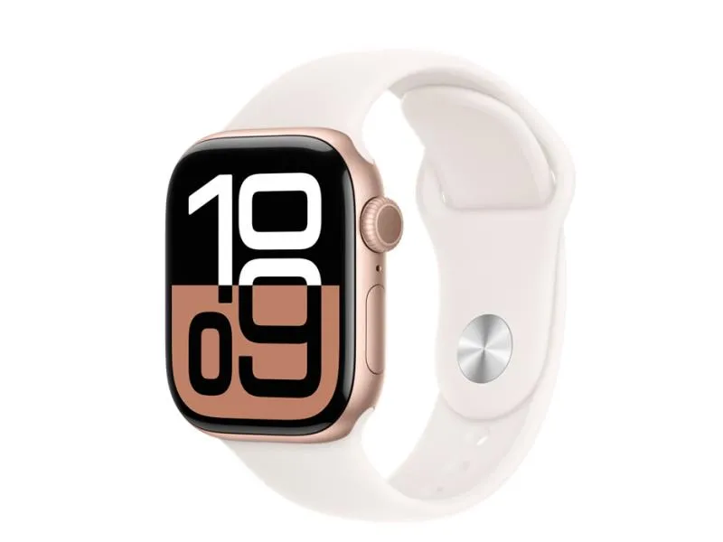 Watch S10 GPS 42mm Rose Gold Alu Case with Light Blush Sport Band - M/L (mwwj3qv/a)