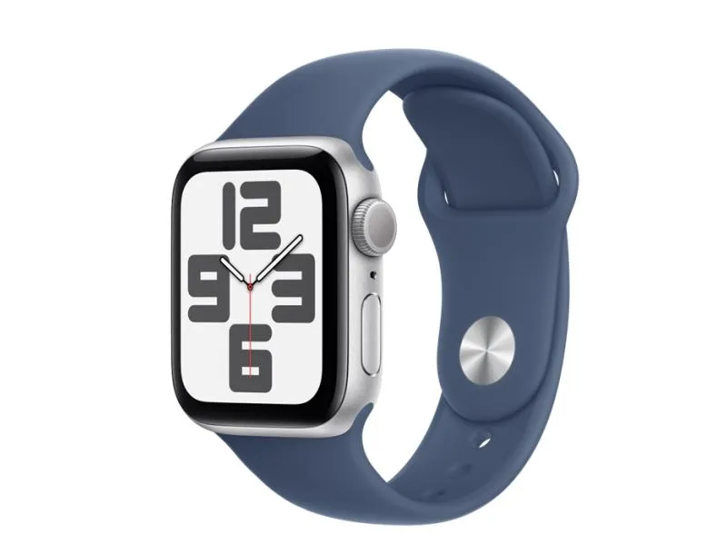 Watch SE2 v3 GPS 40mm Silver Alu Case with Denim Sport Band - S/M (mxec3qv/a)
