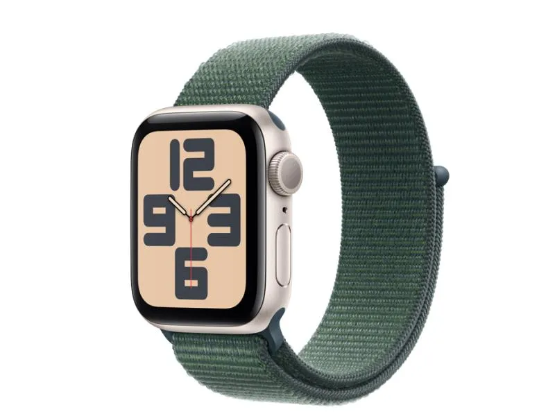 Watch SE2 v3 GPS 40mm Starlight Alu Case with Lake Green Sport Loop (mxeh3qv/a)