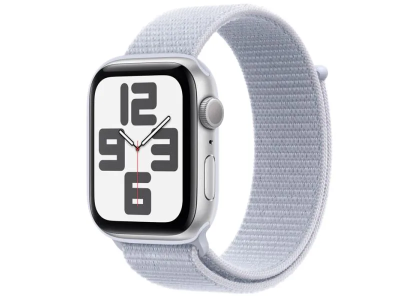 Watch SE2 v3 GPS 44mm Silver Alu Case with Blue Cloud Sport Loop (mxet3qv/a)