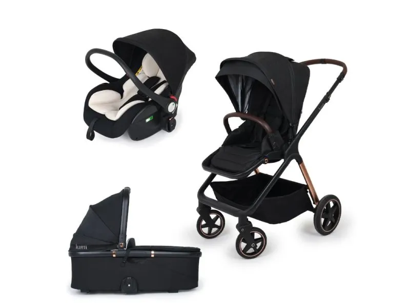 X05 Bebi kolica LUMI 3U1, Crna