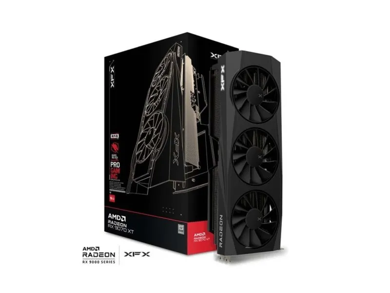 XFX Quicksilver AMD Radeon RX 9070XT Gaming Edition 16GB GDDR6 256bit RX-97TQICKB9