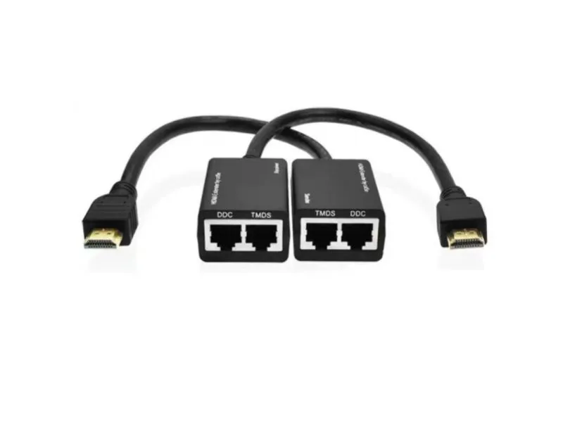 Xwave Konverter HDMI extender na RJ45 CAT5E-6 0.3m,2 kom