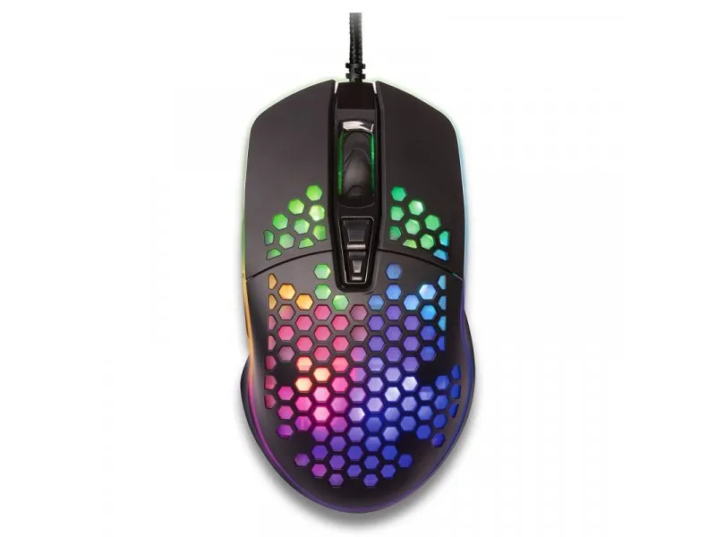 YMS 3030BK, RGB, 7 tastera, USB, crni miš