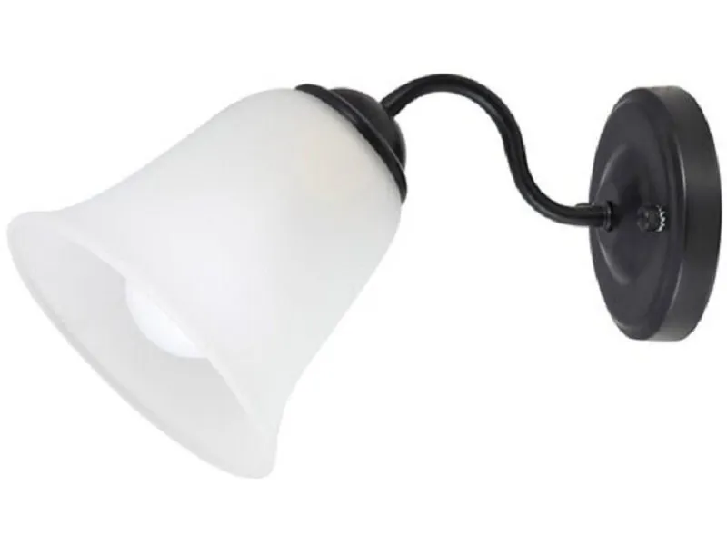 Zidna lampa fabiola crna 7256