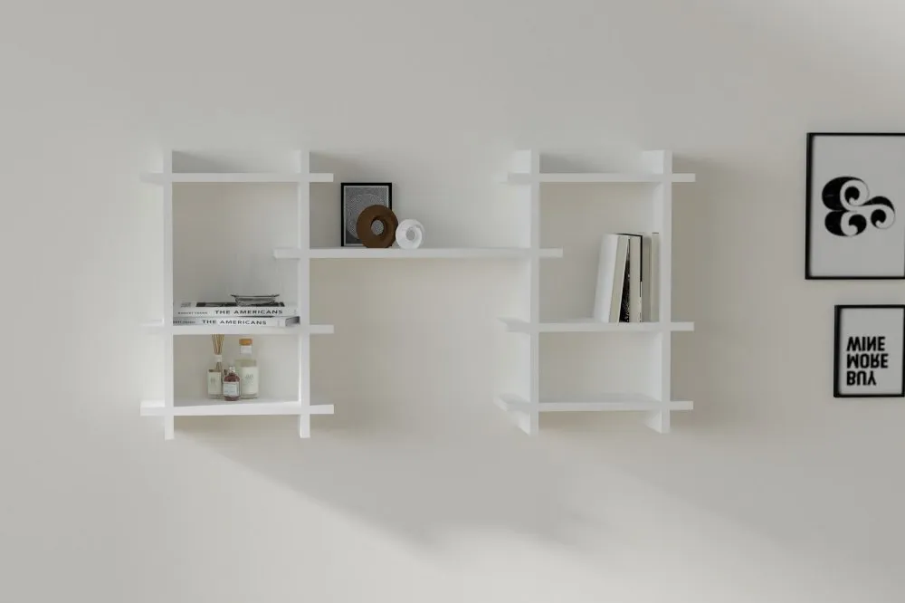 Zidna polica Tefo White