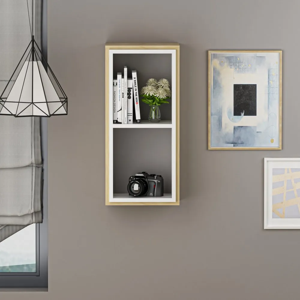 Zidna polica Zera Sapphire Oak White