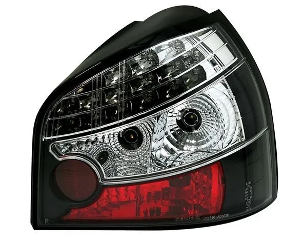 Kristalna LED štop svetla AUDI A3  (96-03)  - crna - PROSET VTT doo