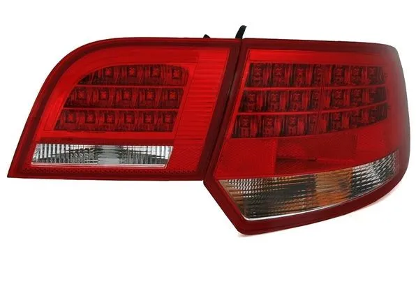 Kristalna LED štop svetla AUDI A3 sportback (03-09) - crvena / hrom - PROSET VTT doo
