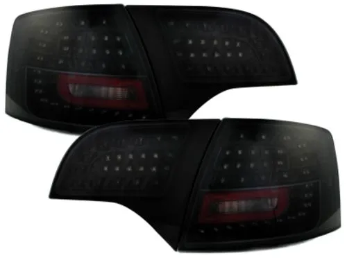 Kristalna LED štop svetla AUDI A4 karavan (2004-2007) - crna - PROSET VTT doo