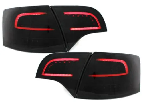 Kristalna LED štop svetla AUDI A4 karavan (2004-2007) -  crna - PROSET VTT doo