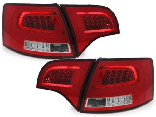 Kristalna LED štop svetla AUDI A4 karavan (2004-2007) - crvena - PROSET VTT doo