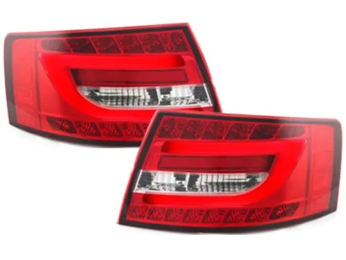 Kristalna LED štop svetla AUDI A6 4F (2004-2008) - Light-bar dizajn - PROSET VTT doo