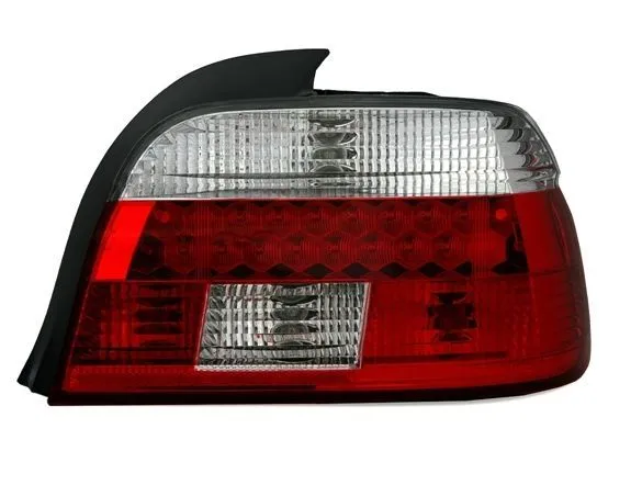 Kristalna LED štop svetla BMW E39 (1995-2003) - crvena / hrom - PROSET VTT doo