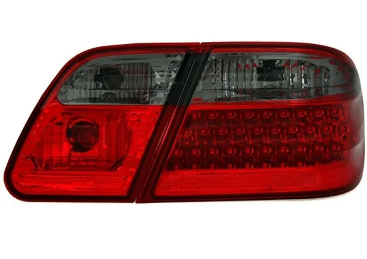Kristalna LED štop svetla Mercedes W210 E-Class (95-02)  - crvena / zatamnjena - PROSET VTT doo