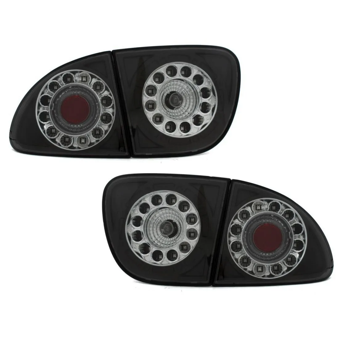 Kristalna LED štop svetla SEAT LEON  (99-05) - crna - PROSET VTT doo