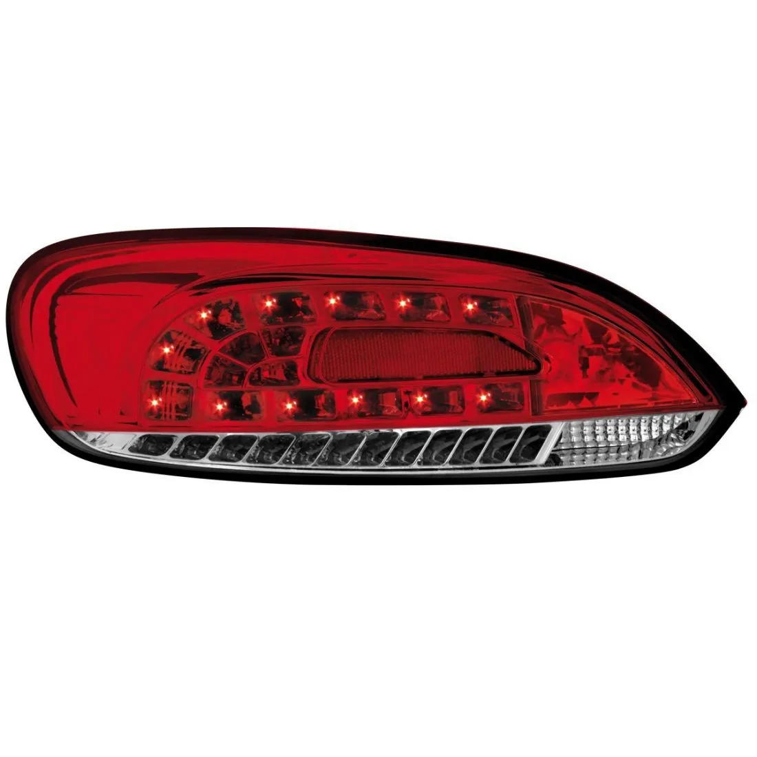 Kristalna LED štop svetla VW SCIROCCO  (2008+) - crvena - PROSET VTT doo