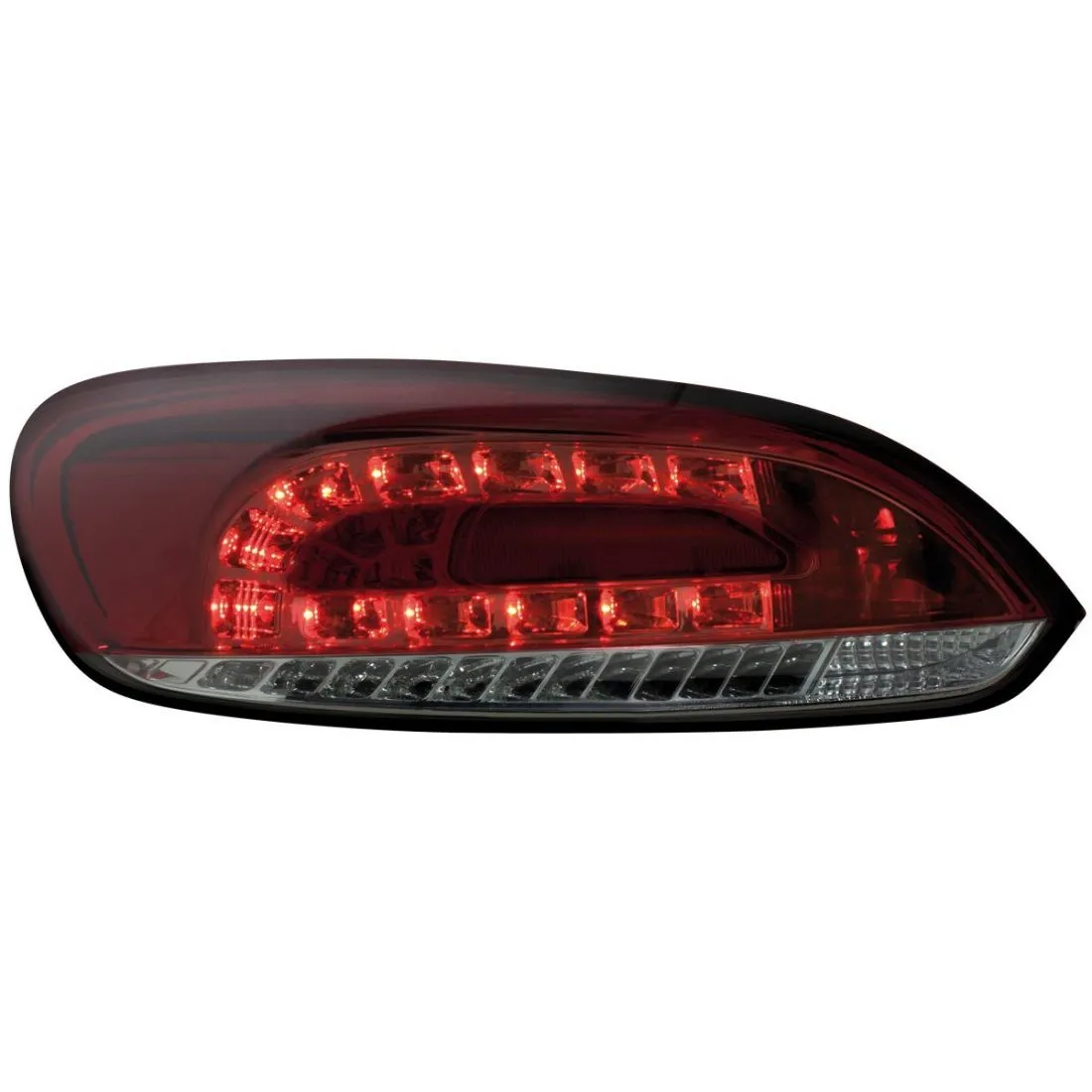 Kristalna LED štop svetla VW SCIROCCO  (2008+) - crvena / zatamnjena - PROSET VTT doo