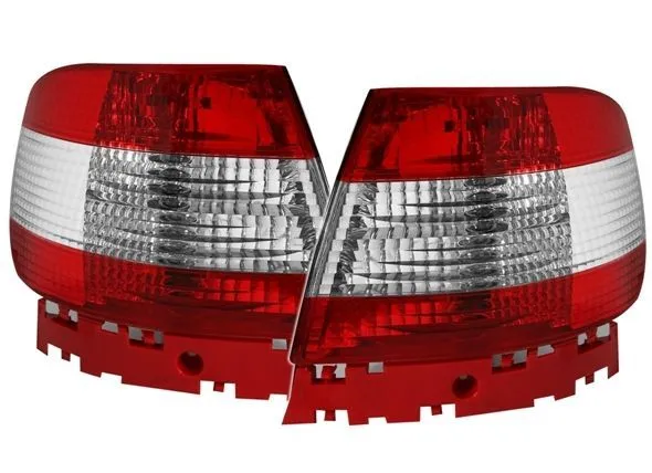 Kristalna štop svetla AUDI A4 (95-01) -  crvena / hrom - PROSET VTT doo