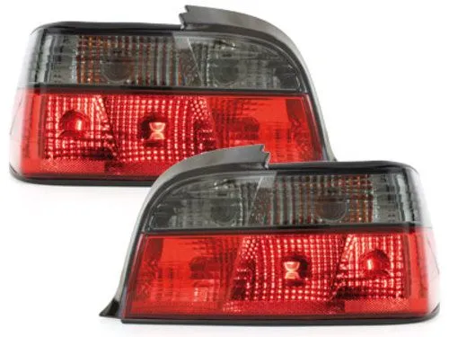 Kristalna štop svetla BMW E36 (91-99) 2d coupe - crvena /  zatamnjena - PROSET VTT doo