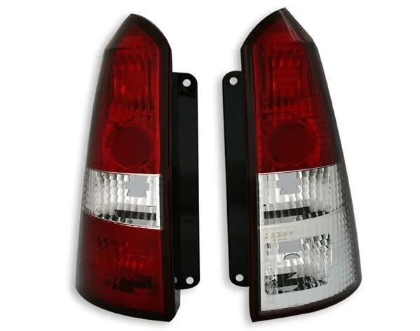 Kristalna štop svetla FORD FOCUS karavan (99-05) - crvena / hrom - PROSET VTT doo