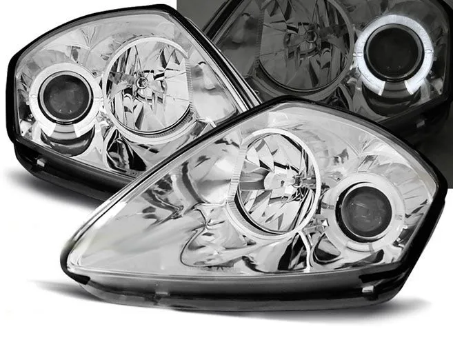 Kristalni farovi Angel Eyes Mitsubishi Eclipse (2000-2005) - hrom - PROSET VTT doo