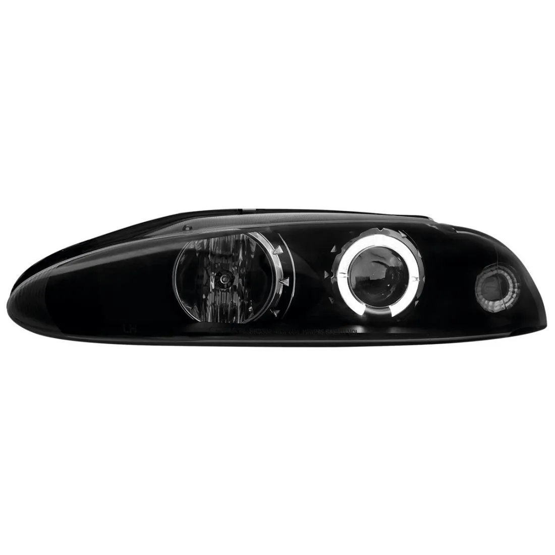 Kristalni farovi Angel Eyes MITSUBISHI ECLIPSE (95-99) - crni - PROSET VTT doo