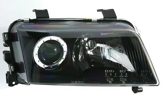 Kristalni farovi AUDI A4 (95-99) - crni - PROSET VTT doo