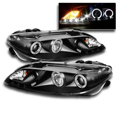 Kristalni farovi Devil / Angel Eyes MAZDA 6 (02-08) - crni - PROSET VTT doo
