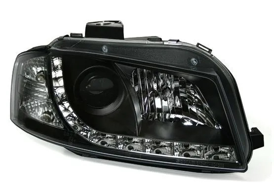 Kristalni farovi Devil Eyes AUDI A3 (03-08) - crni - PROSET VTT doo