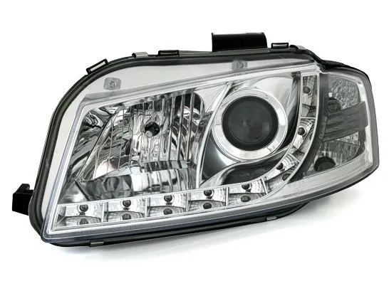 Kristalni farovi Devil Eyes AUDI A3 (03-08) - hrom - PROSET VTT doo