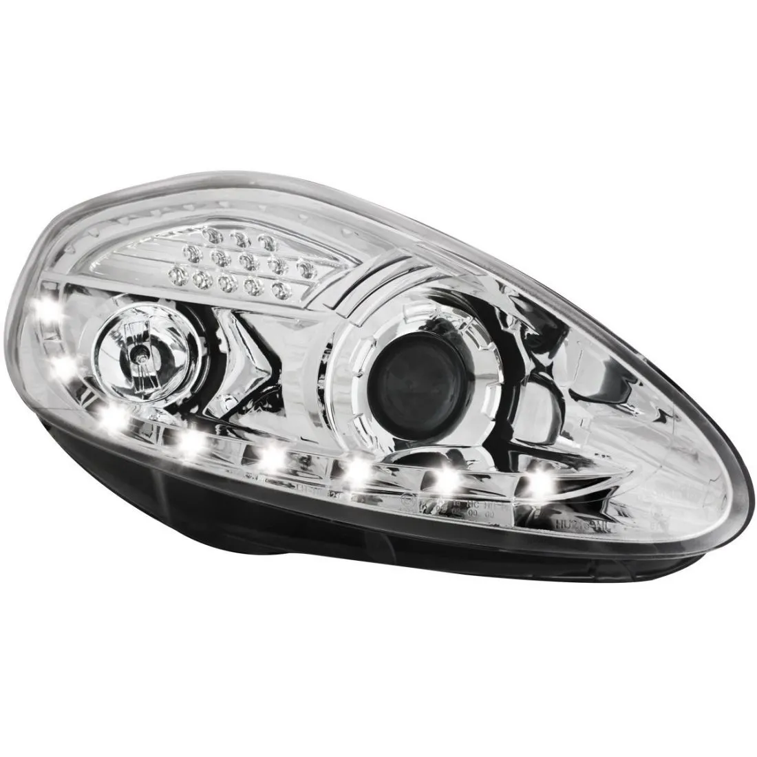 Kristalni farovi Devil Eyes FIAT Grande PUNTO (05+) - hrom - PROSET VTT doo