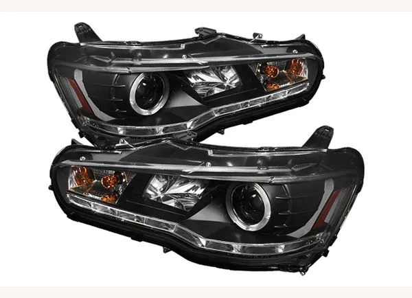 Kristalni farovi Devil Eyes Mitsubishi Lancer (2008-2011) - crni - PROSET VTT doo